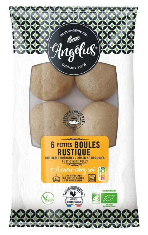 Petites boules rustiques bio Angelus - 6 x 60 g