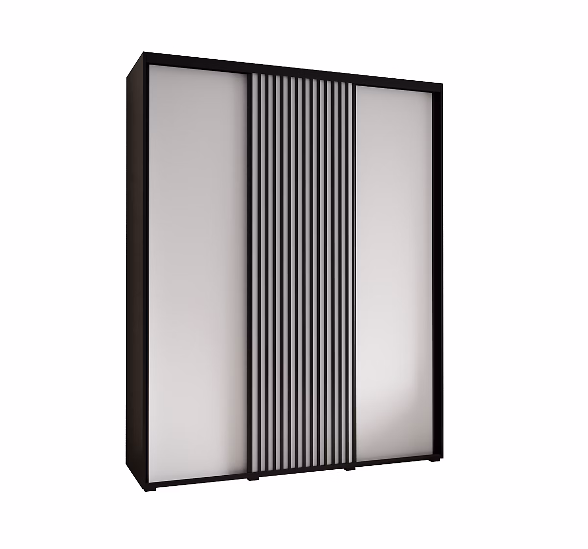 Armoire Lanko 1 a portes coulissantes H. 235 – 2 x L. 200 x P. 60 3 portes