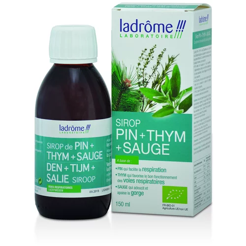 Sirop pin+thym+sauge 150 ml LA DRÔME PROVENÇALE