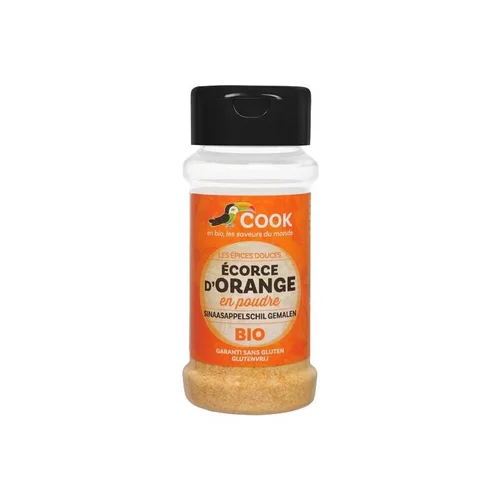 Écorce d’orange en poudre bio en pot de 32 g
