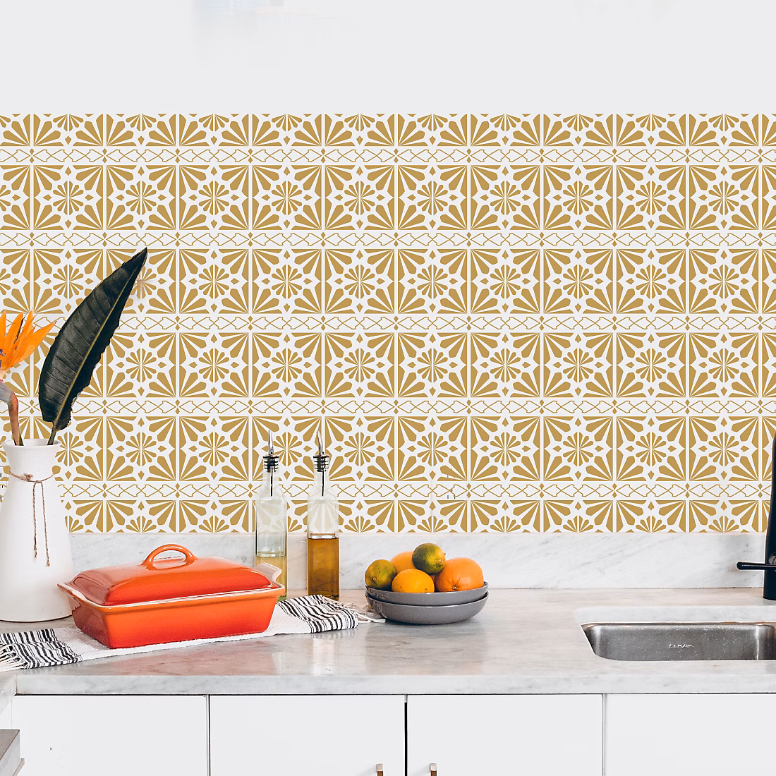 Crédence adhésive motifs design 60 × 100 cm