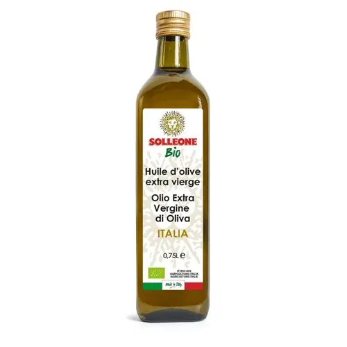 Huile d'olive Italie Solleone bio - 75 cl