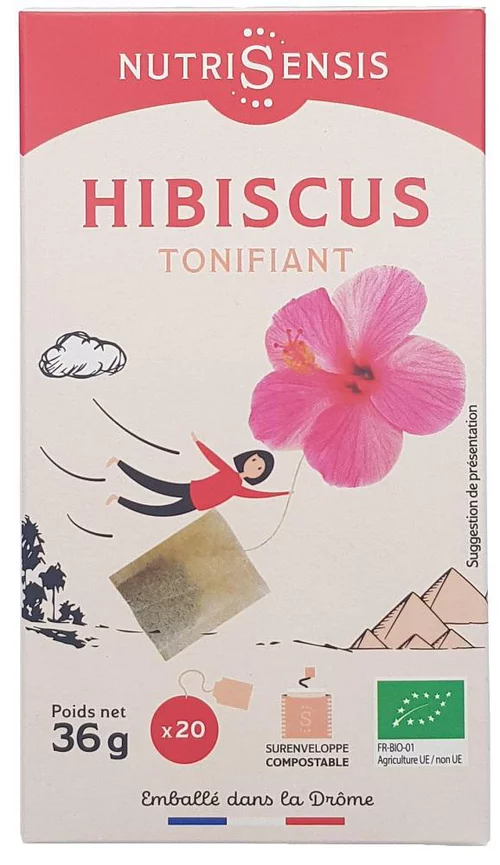 Fleurs d’hibiscus Bio Nutrisensis - 20 sachets