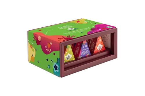 Coffret de thé bio Prisme d'infusions 6 mélanges Englishtea - 12 sachets