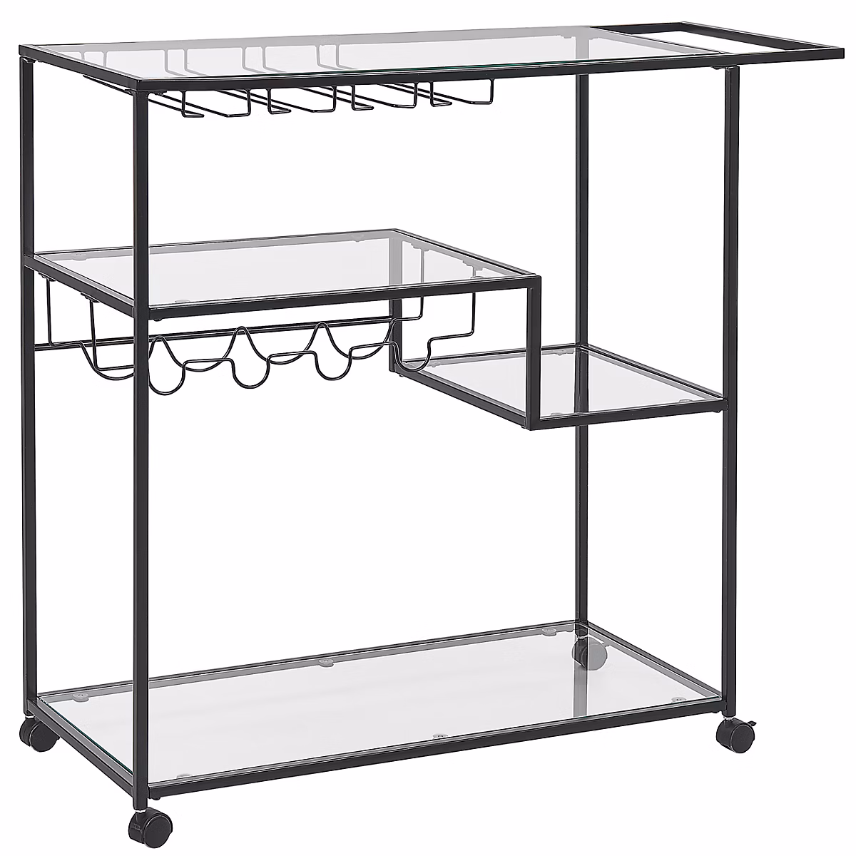 Salon et mobilier de jardin – Chariot de cuisine MARCOLA Métal Noir