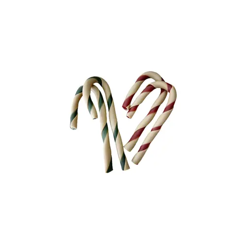Friandise pour chien canne à sucre de Noël au poulet Bubimex - 12 cm