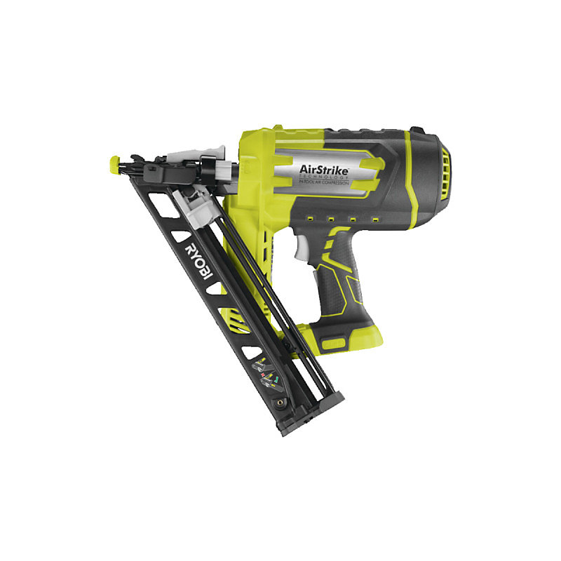 Cloueur de finition incliné à air comprimé RYOBI 18V One+ – 15 G, sans batterie ni chargeur, R15GN18-0