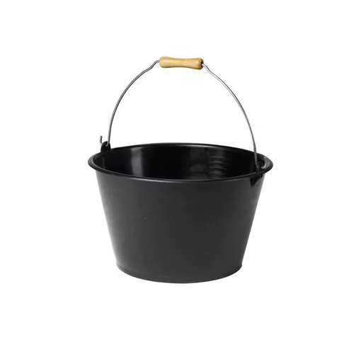Seau à veau coloris noir avec poignée - 15,5L