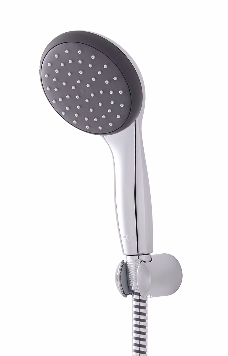 Pommeau de douche, flexible et barre de douche – Ensemble de douche support + douchette chromé Vitalio Start 100 Grohe