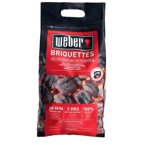 Briquettes de charbon de bois Weber - 4 kg