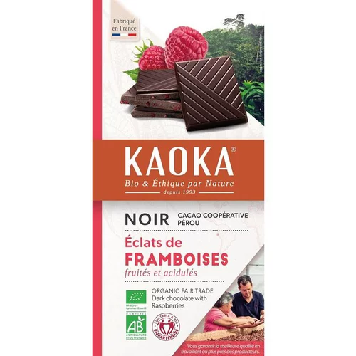 Chocolat noir 55% framboise 100 g