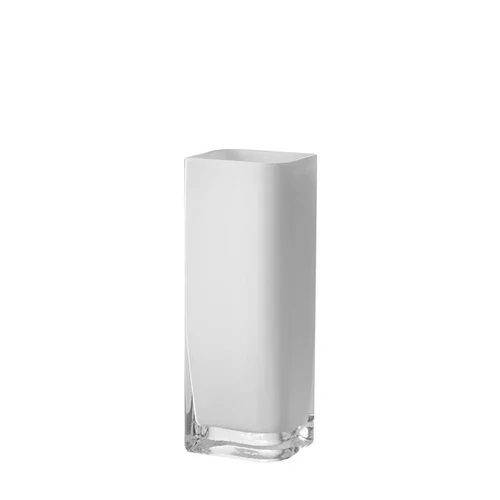 Vase en verre blanc Lucca - 11 x 9 x 30 cm