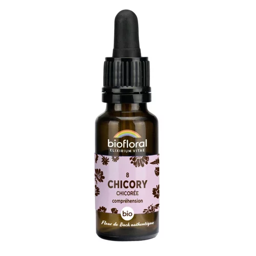 Élixir n°8 Biofloral de chicorée en flacon de 20 ml