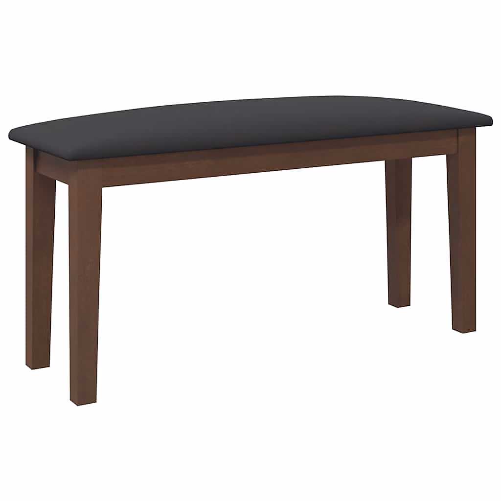 Banc 90 cm marron bois massif caoutchouc vidaXL – Réf. LPKHLMLBG2589717979