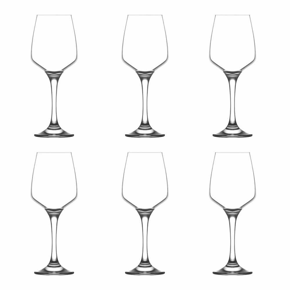 Boîte de 6 verres à pied Cépages 33 cl | Verre
