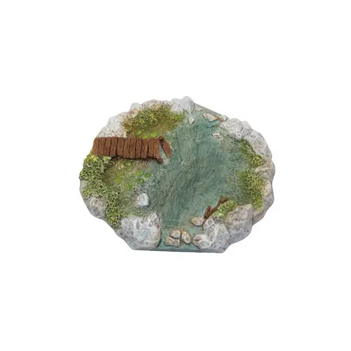 Accessoire de crèche de Noël mare Santons Escoffier - 23 x 21 x 2 cm