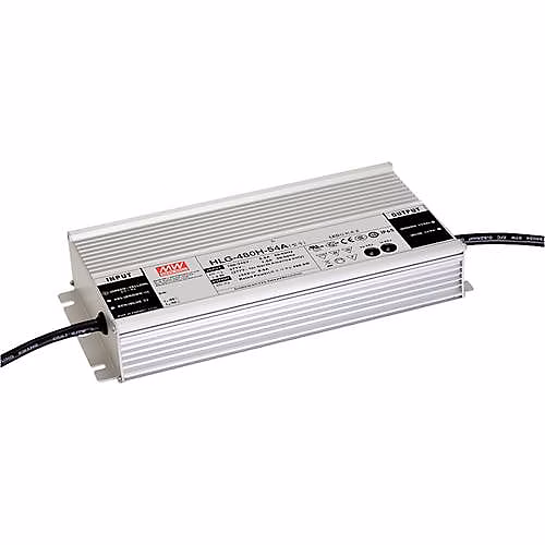 Driver LED HLG-480H-24 480 W – sortie 12-24 V DC, 20 A, IP67