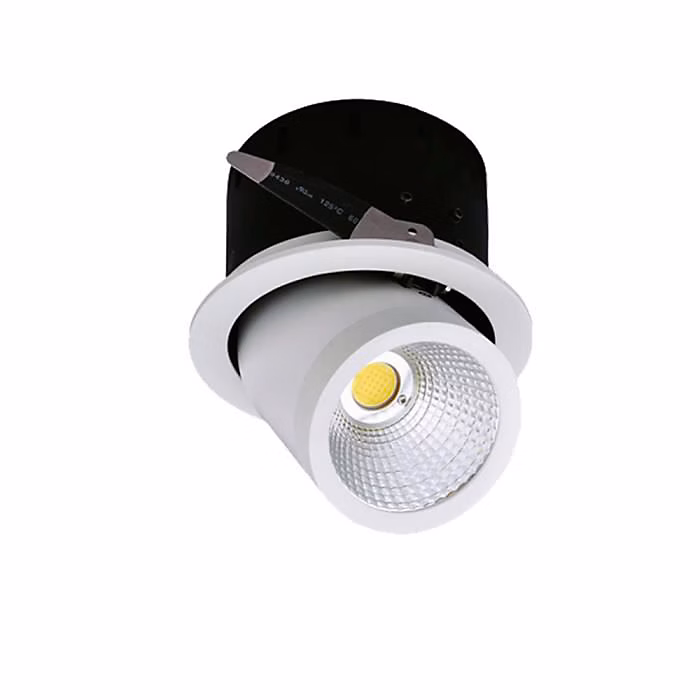 Downlight LED – SILUMEN, 35W COB Orientable 150 × 160 mm, Blanc Froid 6000K, A+