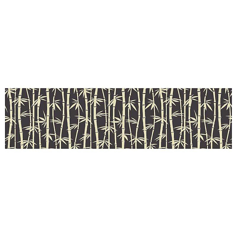 Brise vue imprimé BAMBUSA motifs – H.0.8 x L.3 m | 100% occultant | Made in France par Scenolia + kit de fixation offert