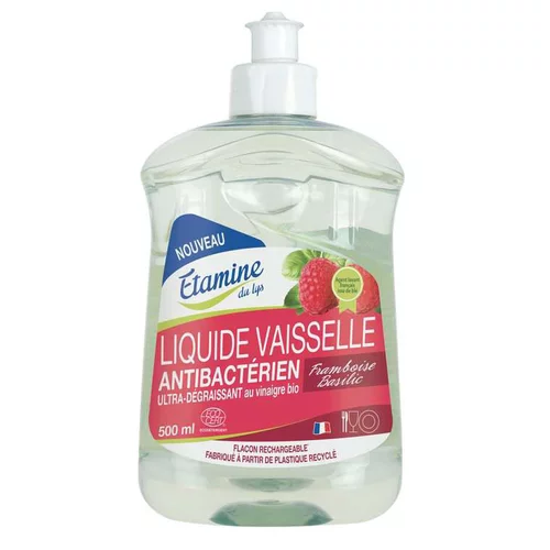 Liquide vaisselle framboise-basilic Etamine du Lys - 500ml