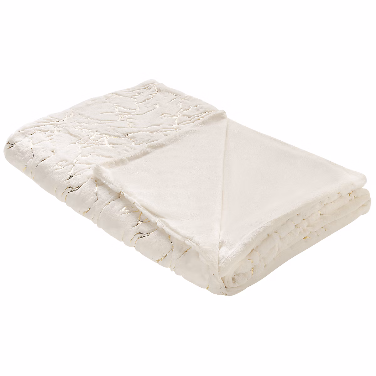 Couverture GODAVARI 130 × 180 cm Blanc cassé