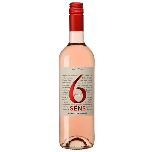 Vin rosé bio Gérard Bertrand 6ème Sens - 75 cl