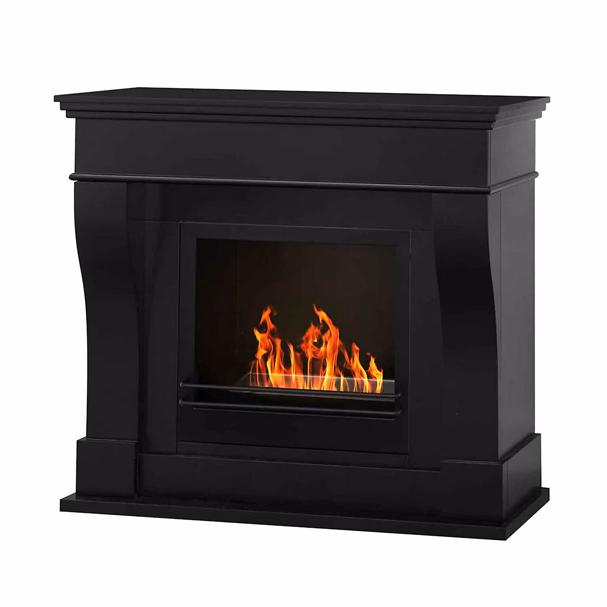 Camino a bioetanolo au sol Frankystar Washington 111 × 43 × 99 cm noir MDF 1 – 8 L 3 kW