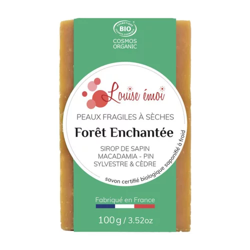 Savon solide "Forêt enchantée" huile de macadamia et sirop de sapin - 100g