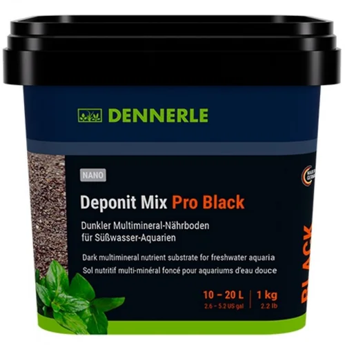 Substrat noir enrichi Nano Deponit Mix Pro, DENNERLE - 1 kg