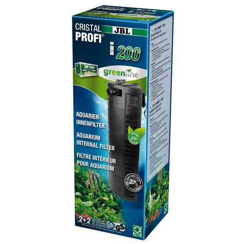 Filtre intérieur pour aquarium coloris noir JBL CristalProfi i200 Greenline