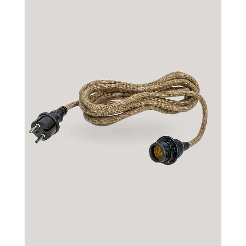 Câble étanche pour luminaire extérieur jute | New Garden – Arteixo