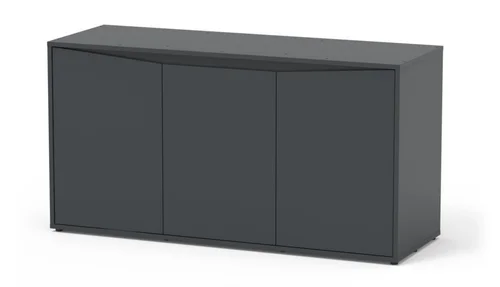Meuble pour aquarium en bois coloris gris 3 portes Aquatlantis Volga 450 - 80 x 52,5 x 152,5 cm