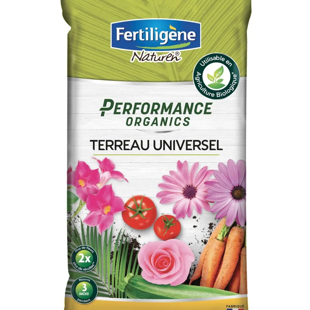 Terreau universel Performance Organics FERTILIGENE
