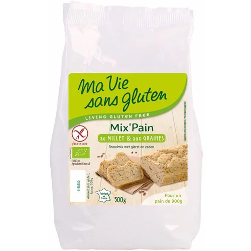 Préparation pour pain bio au millet et graines 500 g