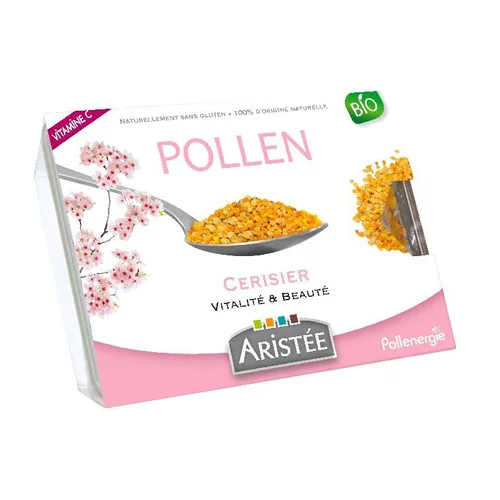 Pollen de cerisier bio en barquette de 250 g