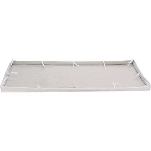 Base textile pour enclos intérieur lapin et cochon d'inde coloris gris et blanc Trixie – 140 x 70 cm