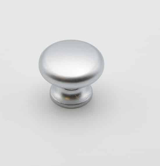 Poignée et bouton – Bouton de meuble en zamac D 30 mm CHROMÉ MATLot de 10