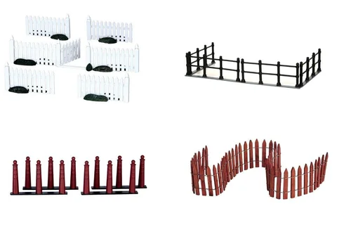 Accessoire pour village de Noël Lemax Caddington thème clôtures