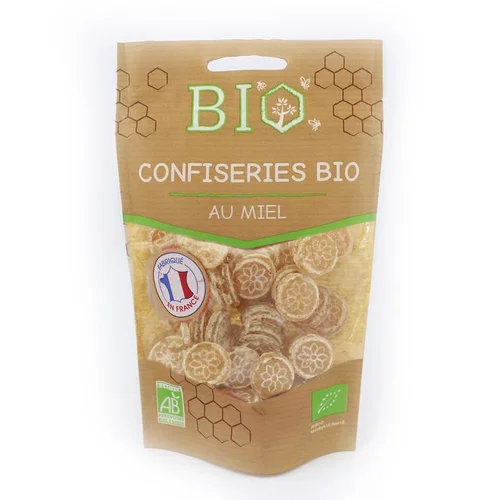 Bonbons pastilles au miel en sachet de 120 g