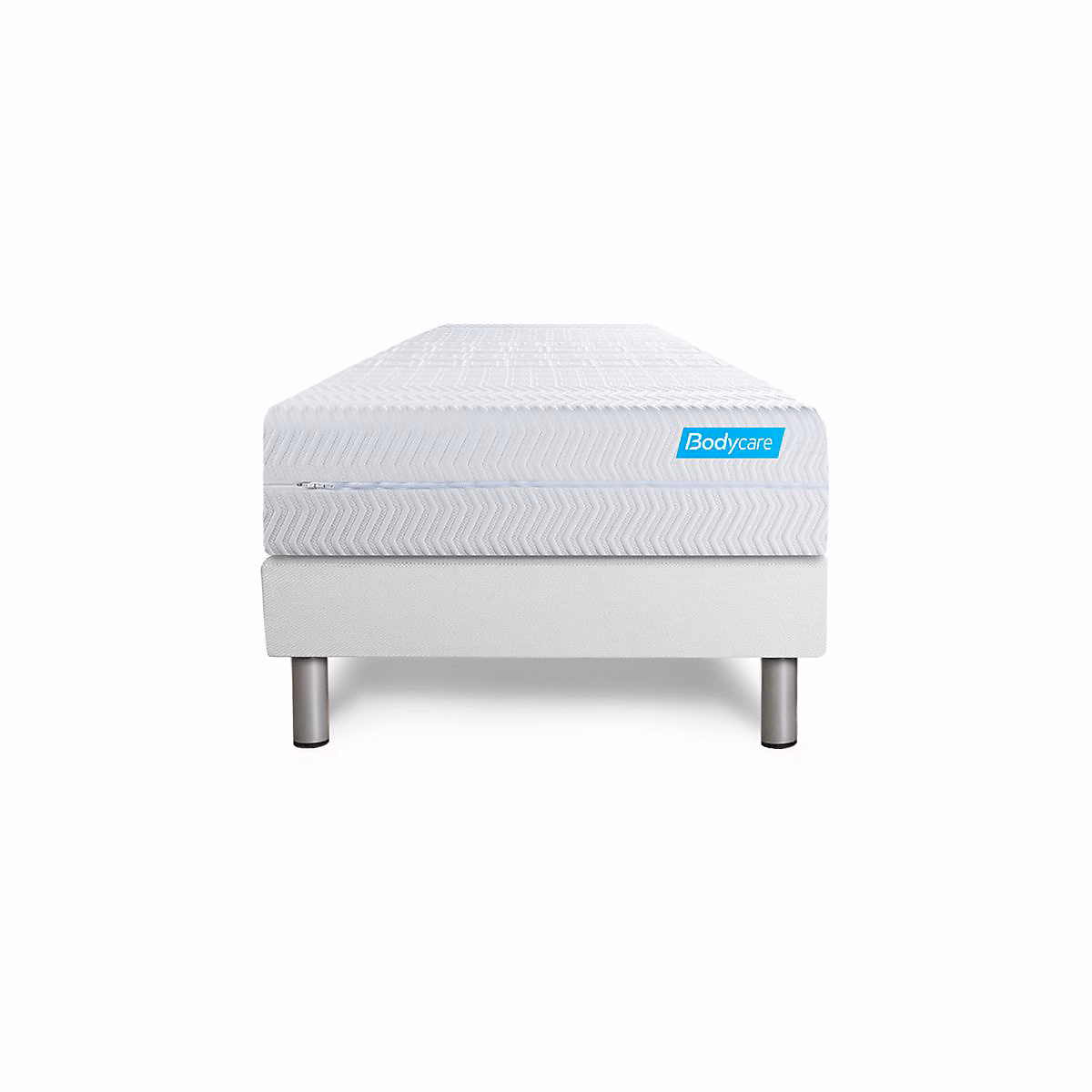 Ensemble | Matelas Mémoire de forme 26cm d'épaisseur – 5 zones de confort – Confort équilibré – Sommier tapissier monobloc