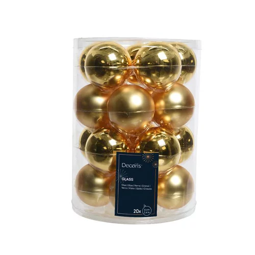 Boîte de 20 Boules Verre Ø6 cm