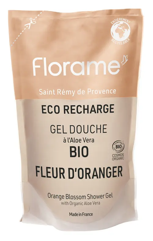 Recharge de gel douche fleur d’oranger Florame - 700 ml