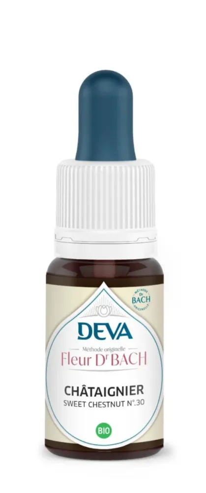 Complément alimentaire fleur de Bach châtaignier bio Deva - 15 ml