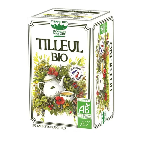 Tisane au tilleul bio en boite de 32 g