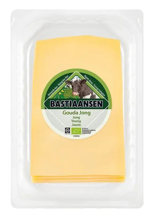 Gouda jeune en tranches Bastiaansen - 150 g