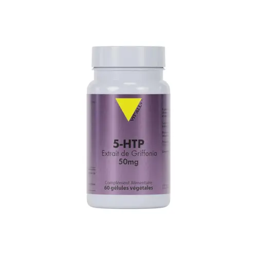 Complément alimentaire bio Vit’All+ 5-http extrait de Griffonia 50 mg - les 60 gélules