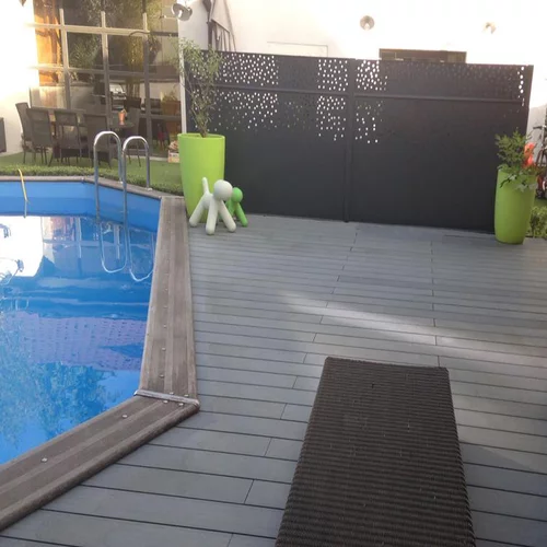Pack complet terrasse composite anthracite 5 m2