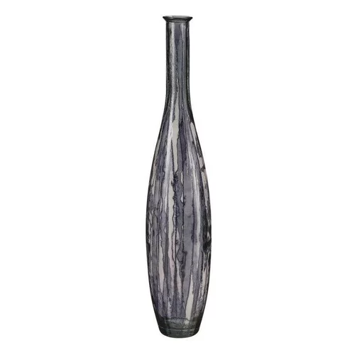 Vase haut Palermo en verre recyclé noir Edelman Hollande - Ø 20 x 100 cm