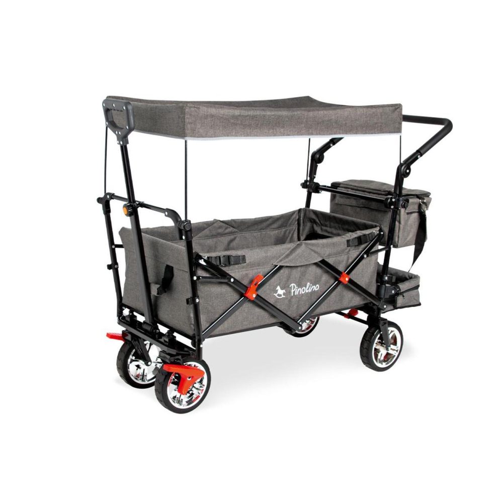 Pinolino Chariots 'AddPlus' avec frein Gris – Matériel de jardin