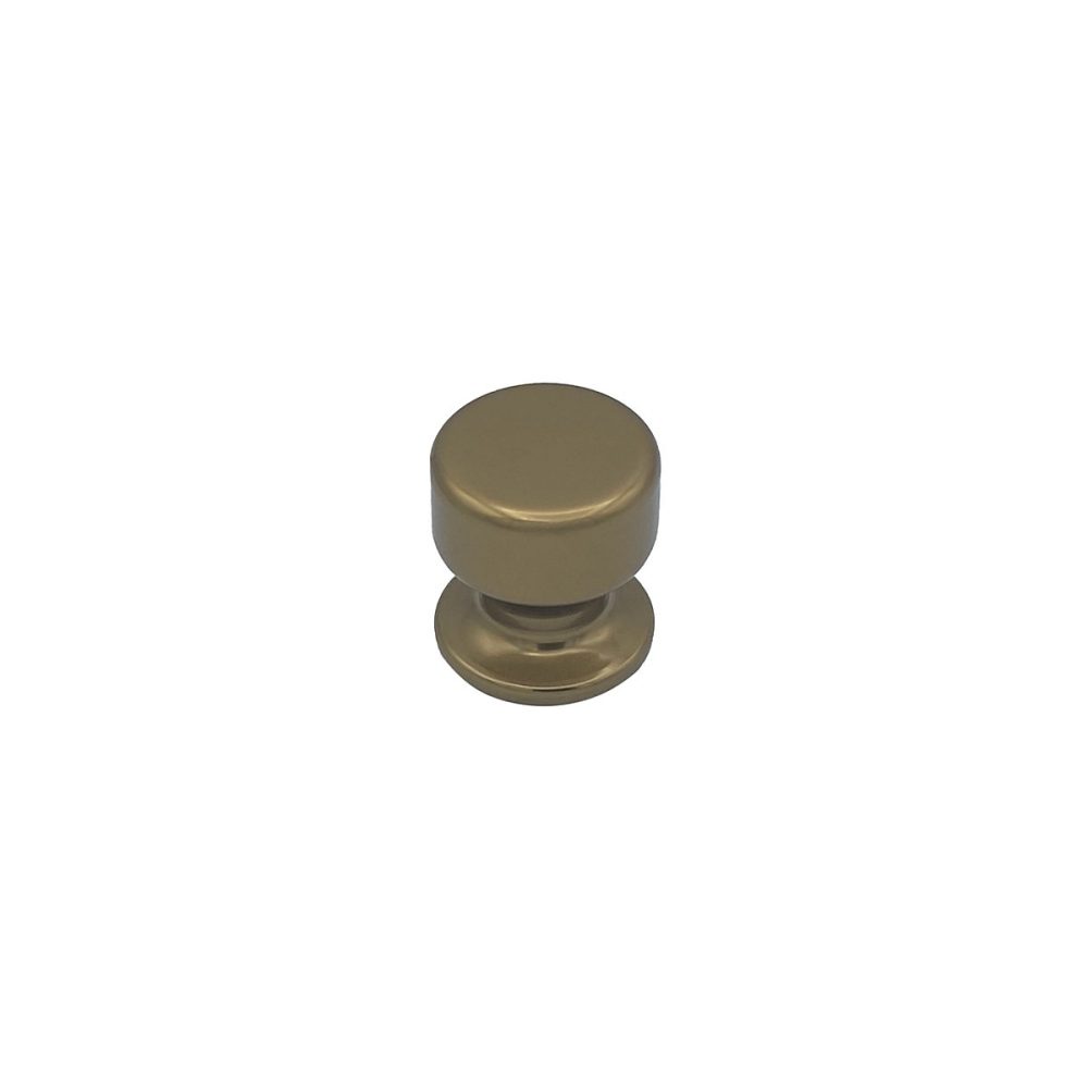 Bouton tirant de porte fixe D50 mm en aluminium Bronze poli – breveté